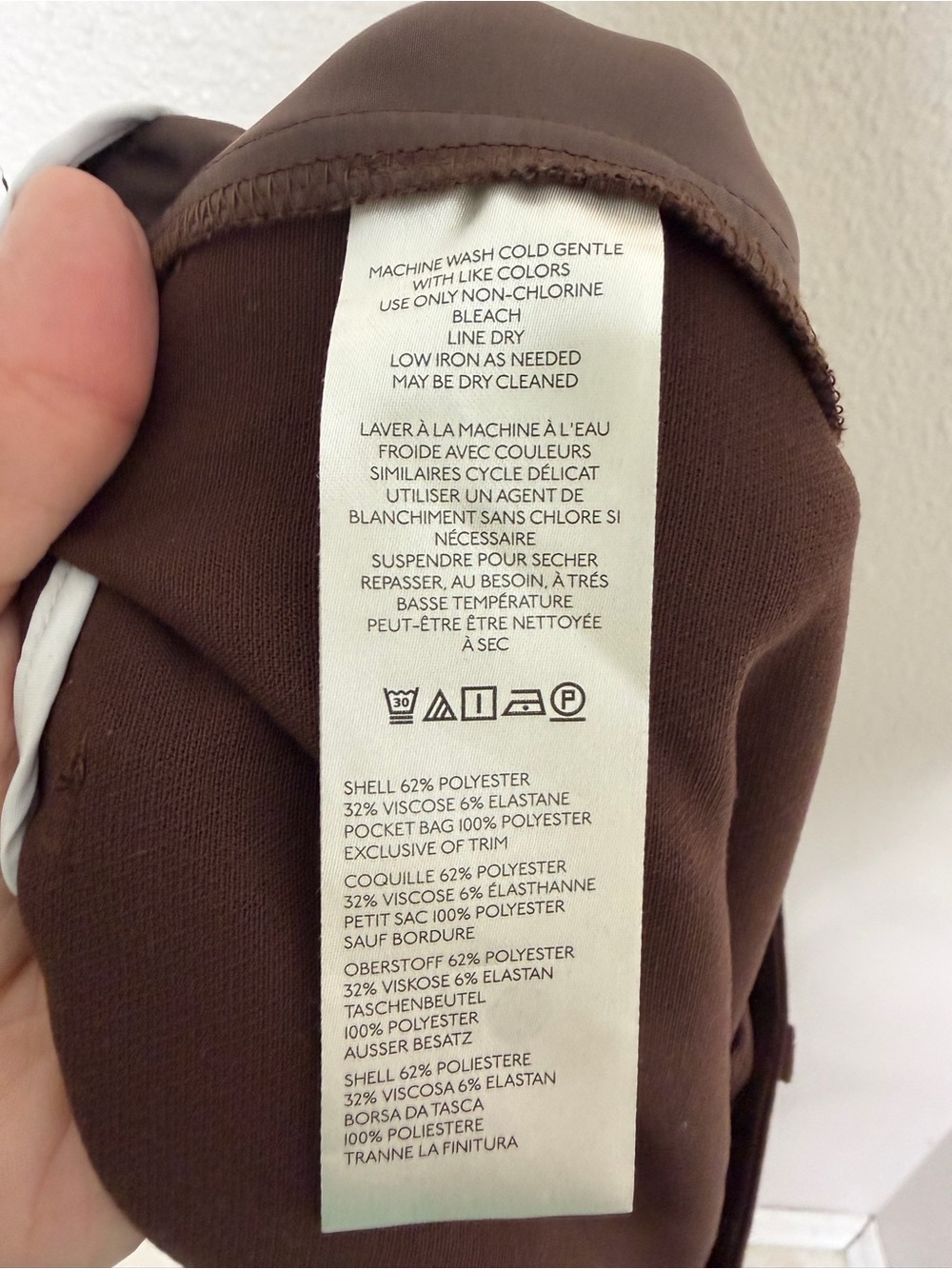 Maeve Anthropologie Chocolate Brown Avery Pleated Wide Leg Trousers Sz M - Picture 8 of 10